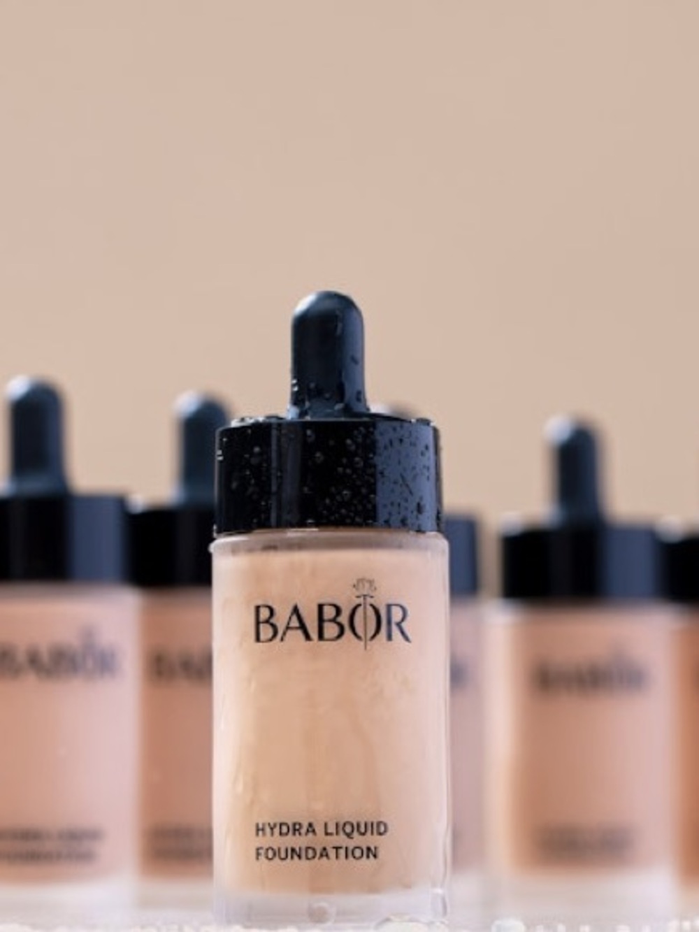 BABOR Hydro Liquid Foundation in 03 Peach Vanilla - Hydrating